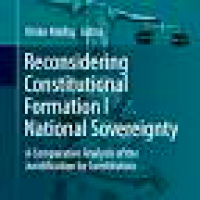 Image of Reconsidering Constitutional Formation I National Sovereignty : A Comparative Analysis of the Juridification by Constitution