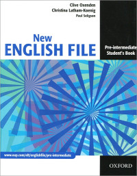 Image of New english file pre-intermediate student's book