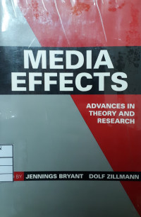 Image of Media effects : advances in theory and research
