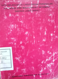 Image of Tata kelakuan di lingkungan pergaulan keluarga dan masyarakat setempat ì daerah Jawa Barat