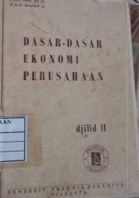 Image of Dasar-Dasar Ekonomi Perusahaan