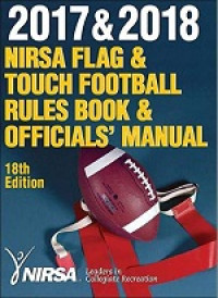 Image of 2017 & 2018 NIRSA Flag & Touch Football Rules Book & Officials' Manual