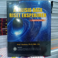 Image of Analisis Data Riset Eksperimen  ed 1