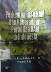 Image of perkembangan ham dan keberadaan peradilan ham di Indonesia DATA BELM LENGKAP