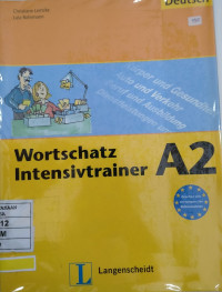 Image of Wortschatz Intensivtrainer A2