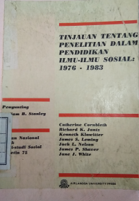 Image of Tinjauan tentang penelitian dalam pendidikan ilmu ilmu sosial 1976- ì 1983