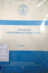 Pengantar pengembangan teori sosial