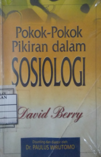 Image of Pokok-pokok pikiran dalam sosiologi