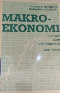Image of Makro Ekonomi konsep,teori dan kebijakan