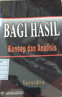 Bagi hasil: konsep dan analisis