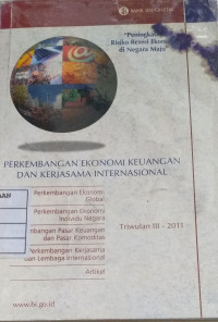 Image of Perkembangan ekonomi keuangan dan kerjasama internasional triwulan III-2011