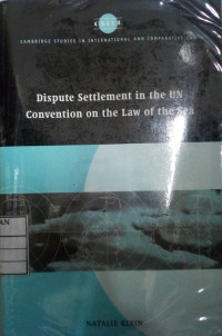 Image of Dispute settlement in the UN Convention on the Law of the Sea