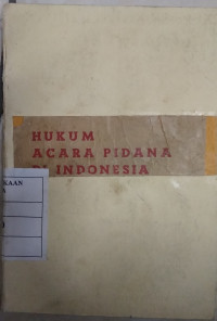 Hukum acara pidana di Indonesia