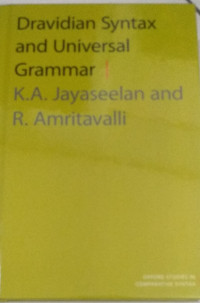 Dravidian Syntax And Universal Grammar