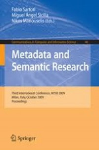 Image of Metadata and Semantic Research