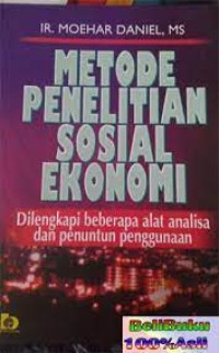 Image of Metode penelitian sosial ekonomi