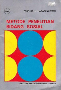 Metode penelitian bidang sosial