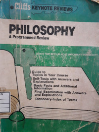 Philosophy a Programmed Review