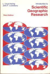 Image of Introduction to scientific geographic research