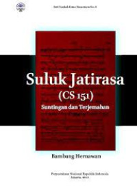Image of Suluk Jatirasa (CS 151) : suntingan dan terjemahan