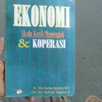 Image of Ekonomi Dan Koperasi Skala Kecil/Menengah