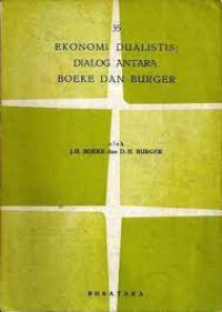 Image of Ekonomi Dualistis Dialog Antara Boeke Dan Burger