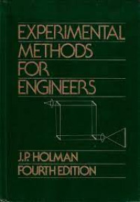 Image of Experimental methods for engineers
