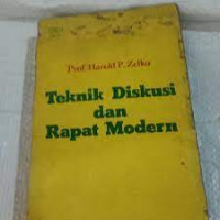 Teknik diskusi dan rapat modern