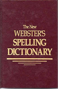 Image of The New Webster's : Spelling Dictionary