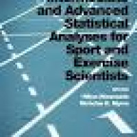 Image of an Introduction to Intermediate and Advanced Statistical Analyses for Sport and Exercise Scientists