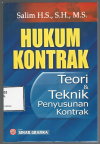 Hukum Kontrak: Teori dan Teknik Penyusunan Kontrak